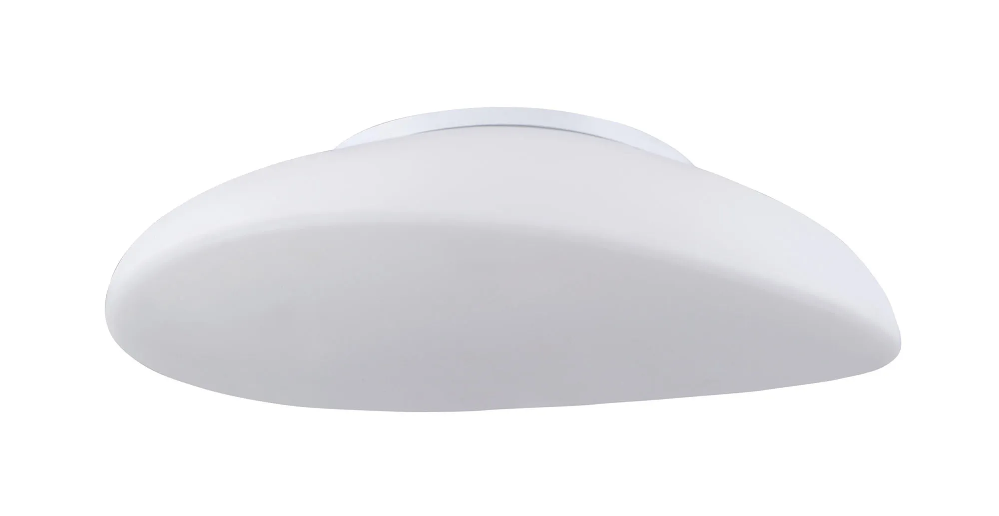 M4895  Opal Glass Oval  Flush Ceiling 4 Light